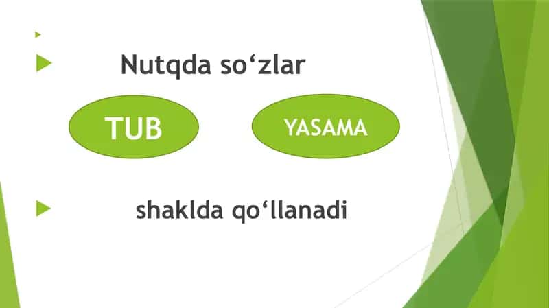 O‘zbek tilida so‘zyasalishi 4