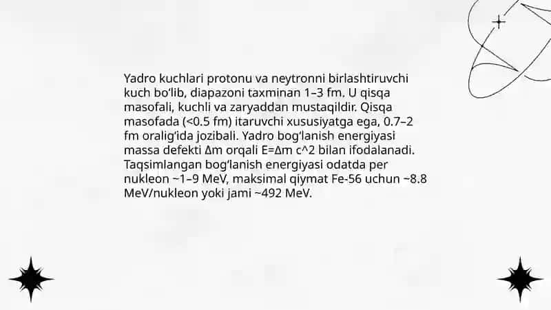 Atomning yadroviy tuzilishi 4