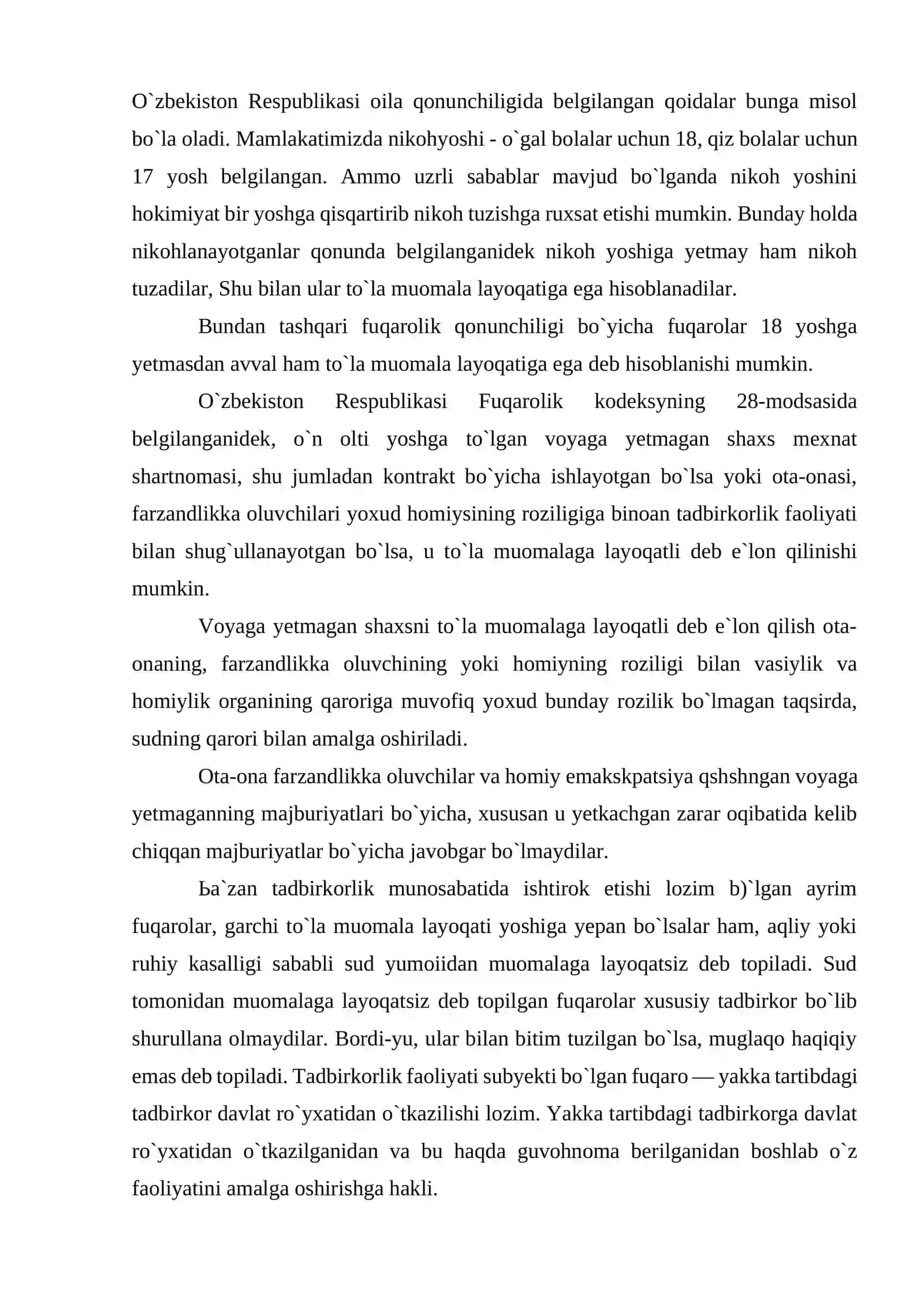 Tadbirkorlik faoliyatining subyektlari 4