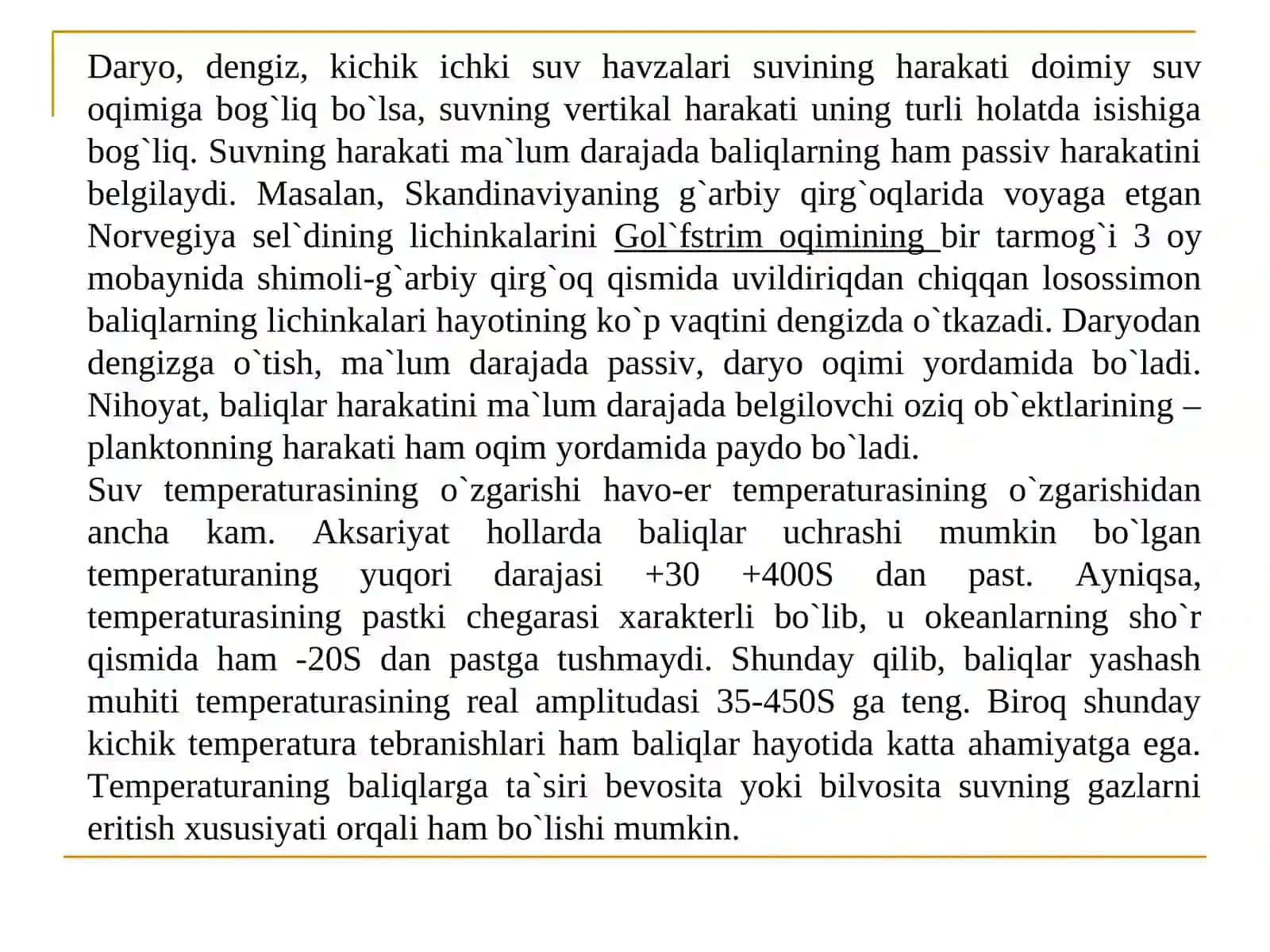 Baliqlar ekologiyasi 4