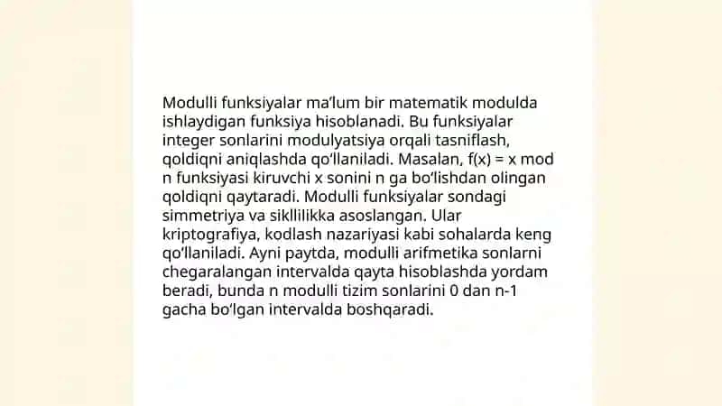 Funksiyalarning uzluksiz moduli 4
