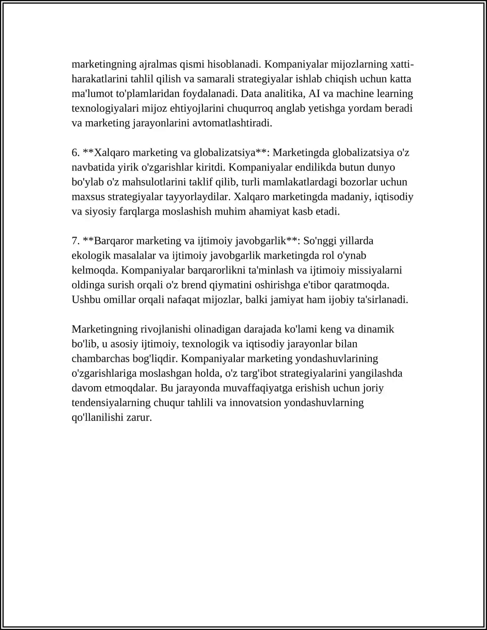 MARKETING NAZARIYASI TUSHUNCHASI VA UNING EVOLYUTSIYASI 4