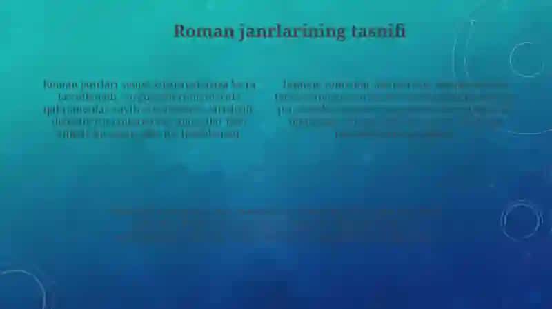 Roman janri va badiiy tahlil 4