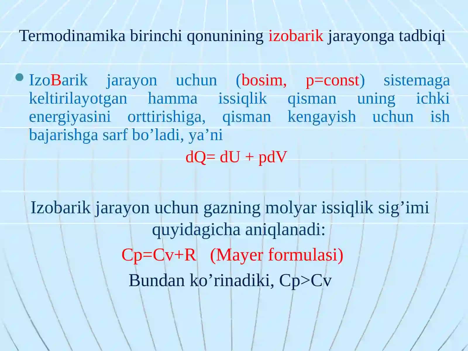 Termodinamika qonunlari va ularning tadbiqini o’rganish 4