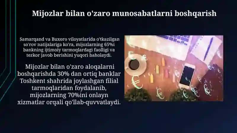 Raqamli bank faoliyatini tashkil etish xususiyatlari 4