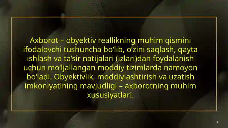 Axborot manbalari va ularning turlari 4