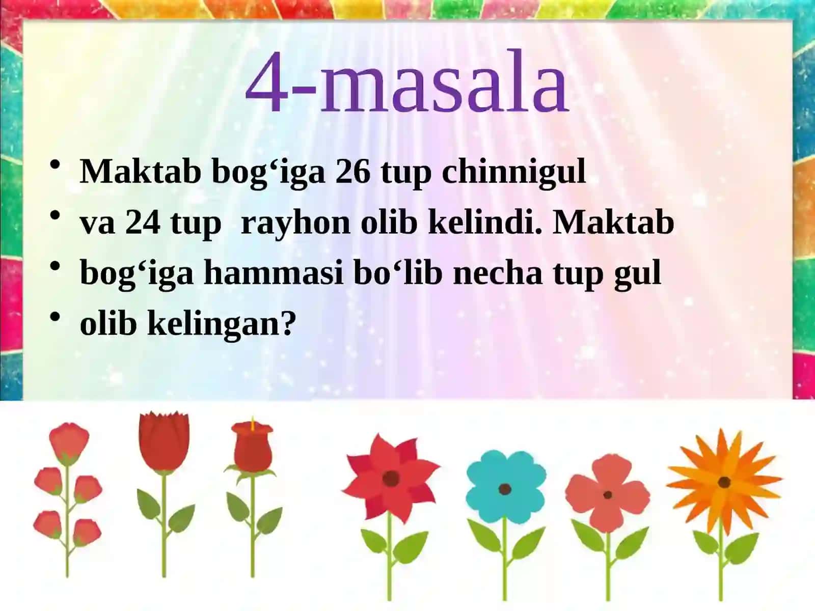 Turli figuralar yasash. Bo‘laklardan shakllar va figuralar hosil qilish 4