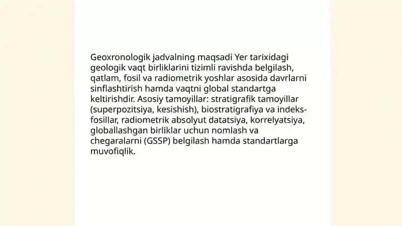 Geoxronologik jadval va uning tasnifi 4