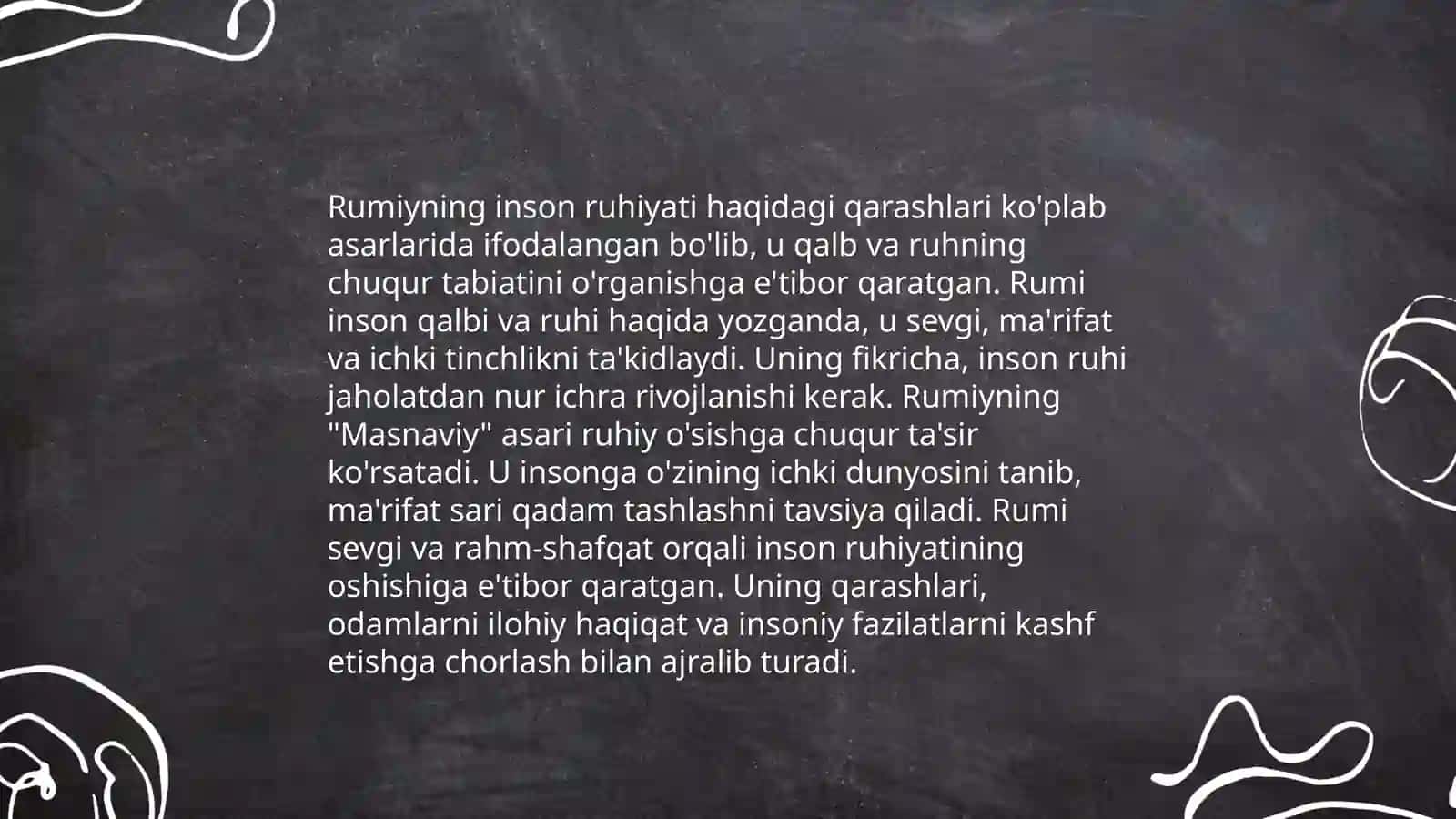 Jaloliddin Rumiyning "Hikmatlar" asari 4