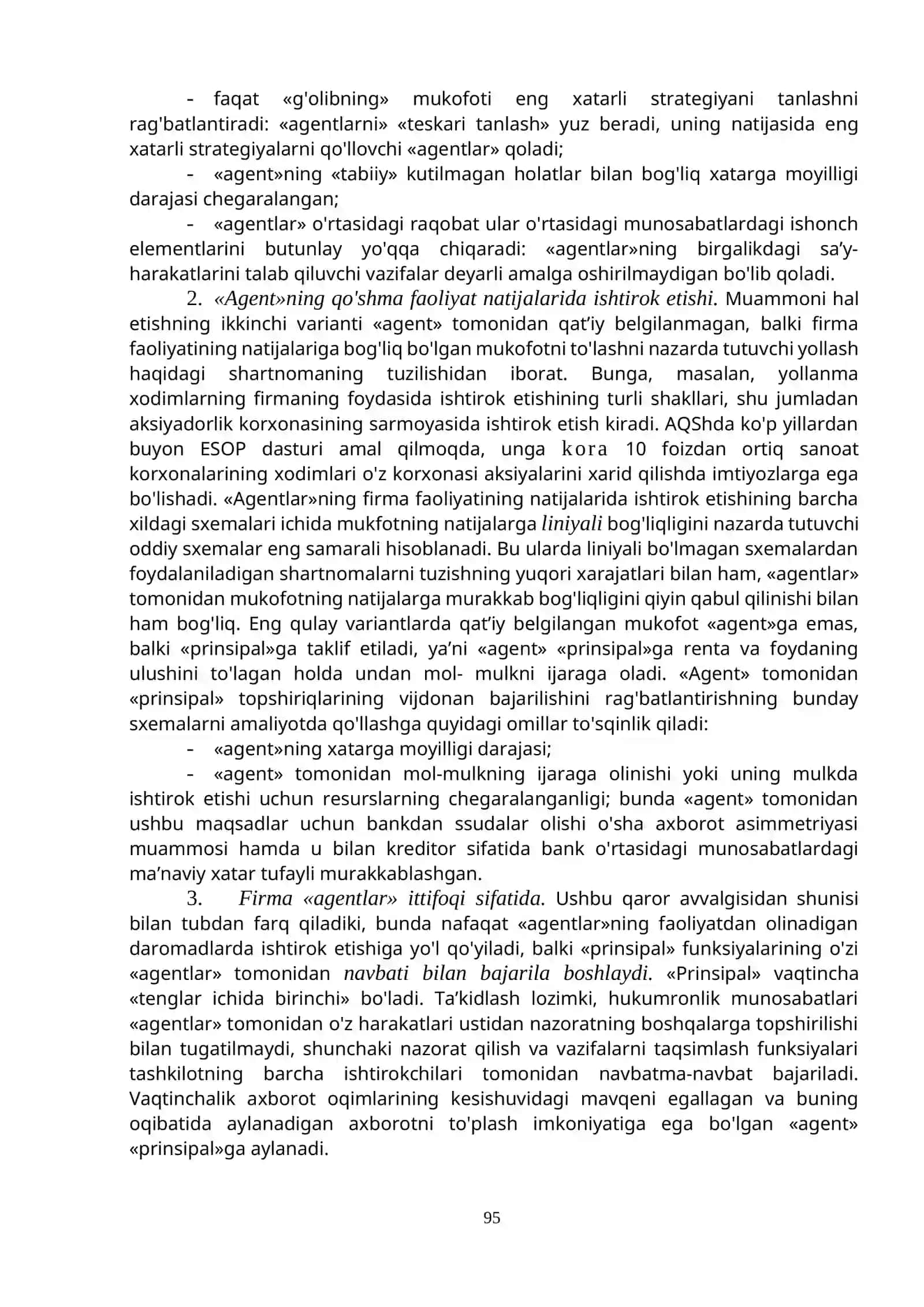 FIRMA NAZARIYASI 4