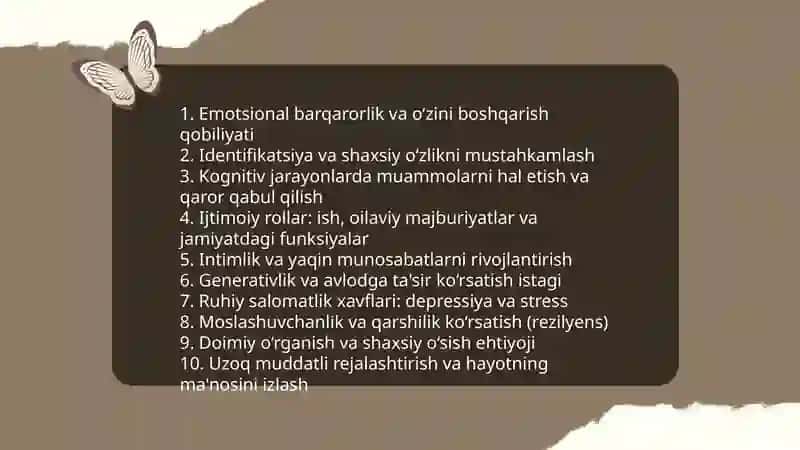 Yetuklik davri 4