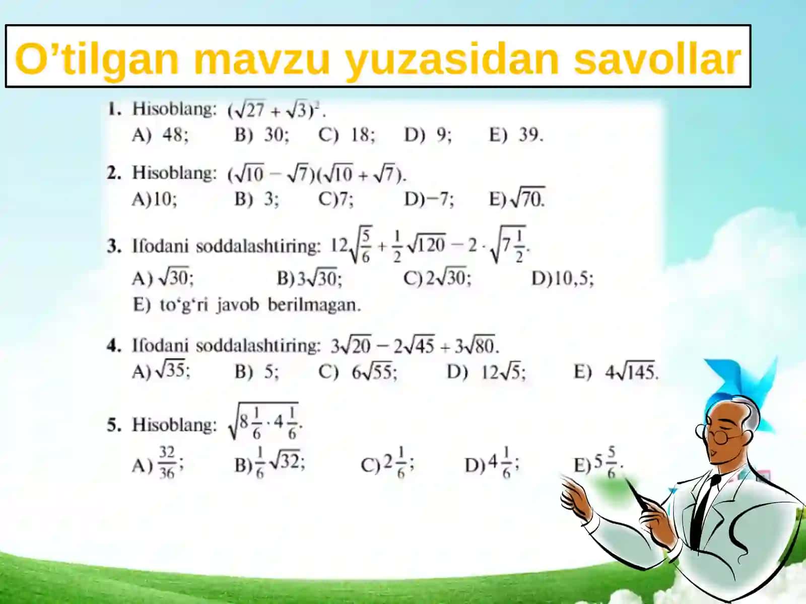 Kvadrattenglamavauningildizlari 4