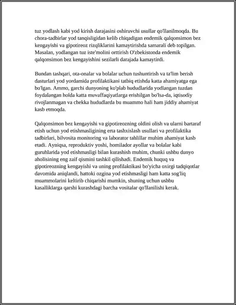 ENDEMIK HUQUQ VA GIPOTIREOZ PATOGENEZI VA DAVOLASH USULLARI 4