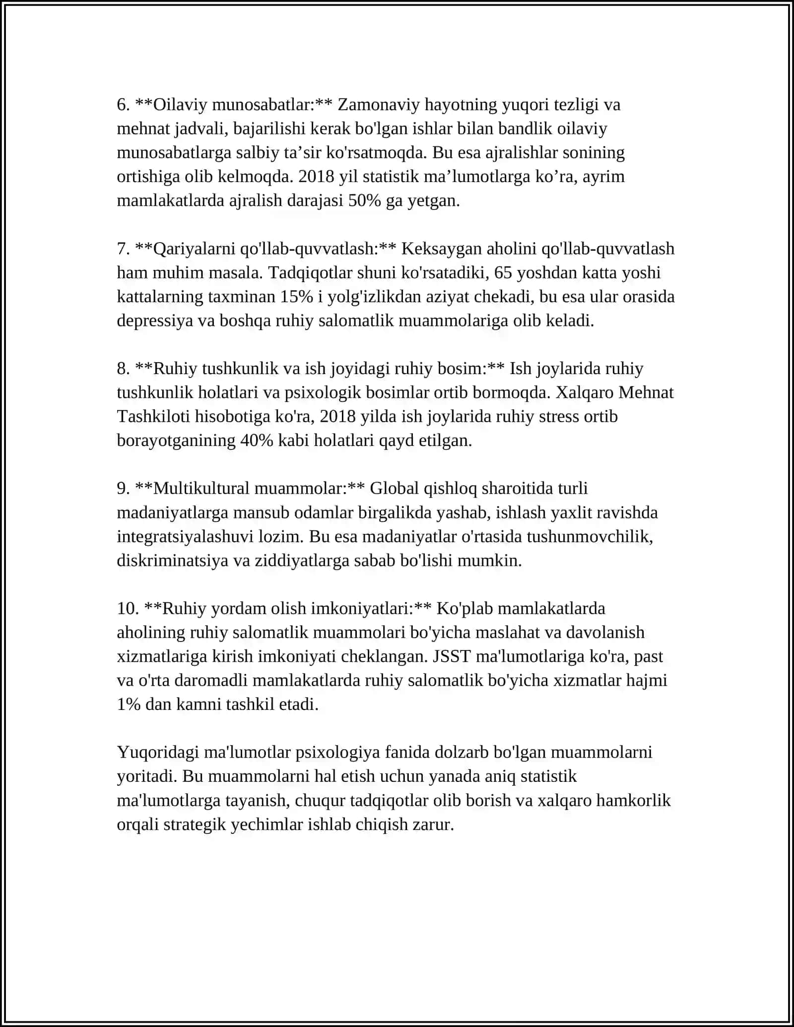 PSIXOLOG MUTAXASSISLAR TAYYORLASH MUAMMOLARI 4