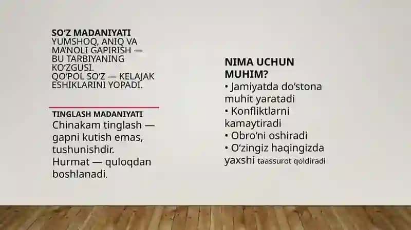 MULOQOT MADANIYATI 4