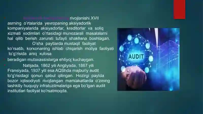 Auditning mohiyati, zarurligi va ahamiyati 4