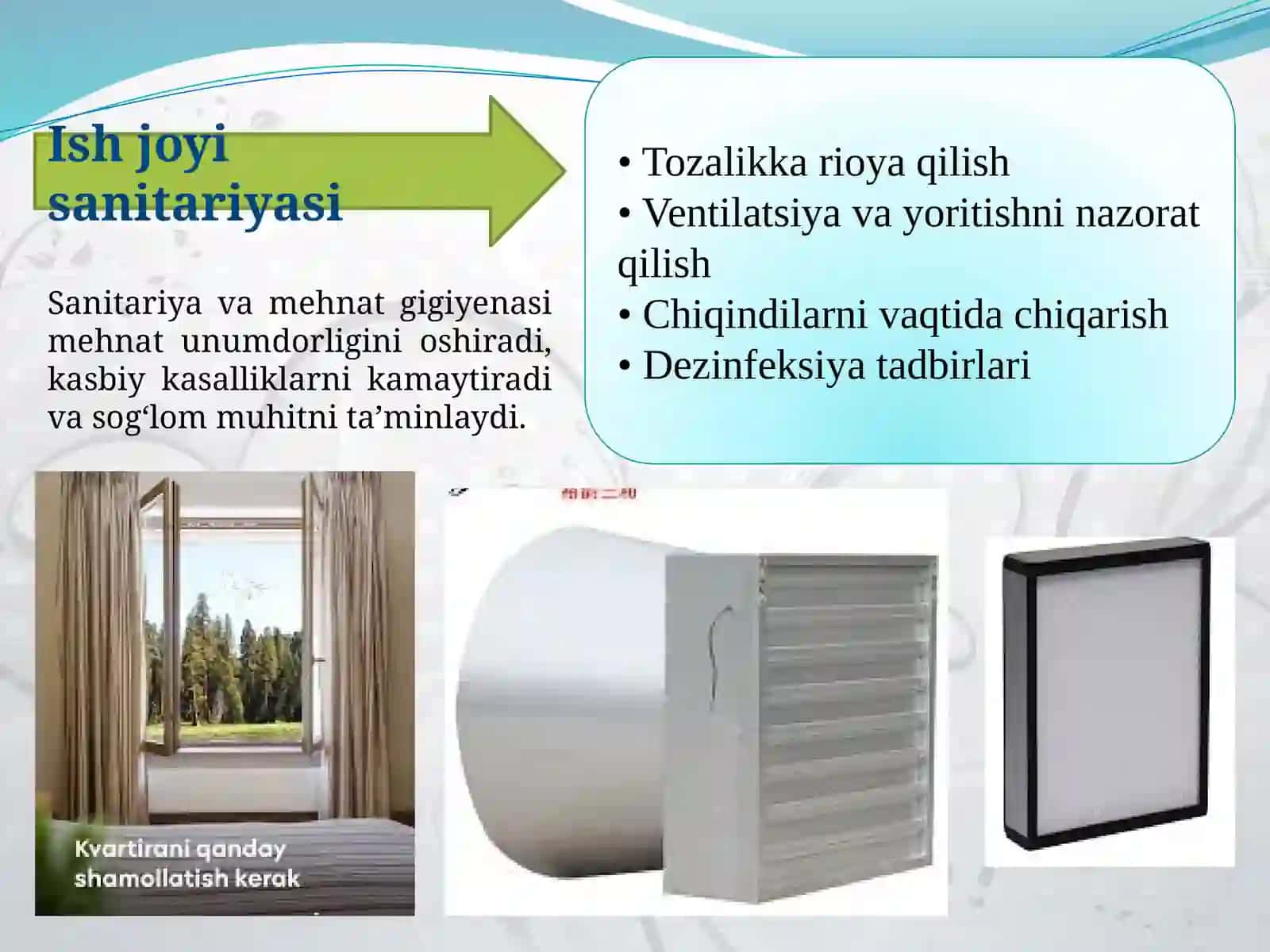 MEXNAT GIGIENASI ASOSLARI 4