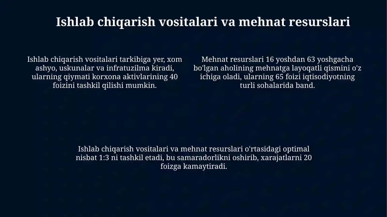 Ijtimoiy ishlab chiqarish tizimi 4
