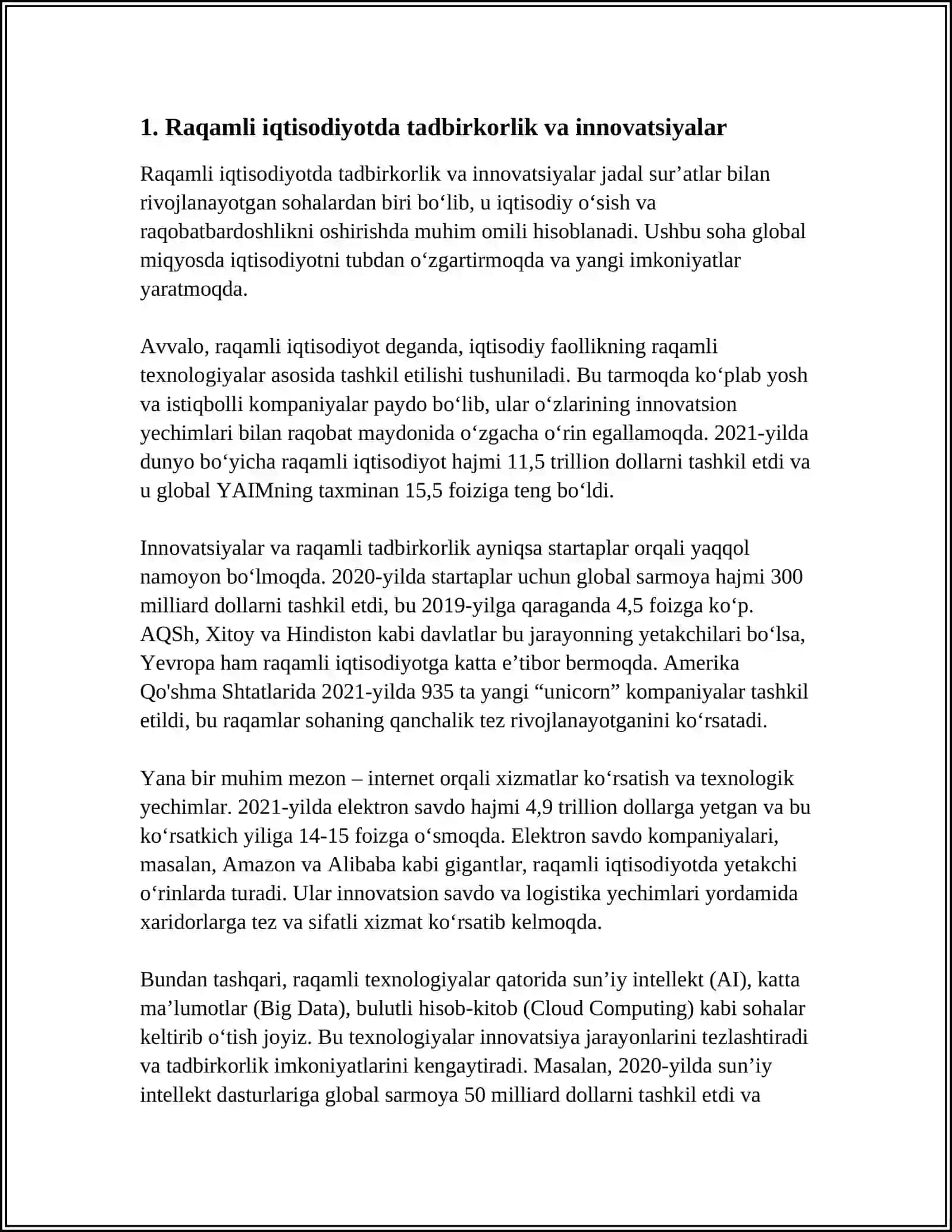 RAQAMLI IQTISODIYOTDA TADBIRKORLIK 4