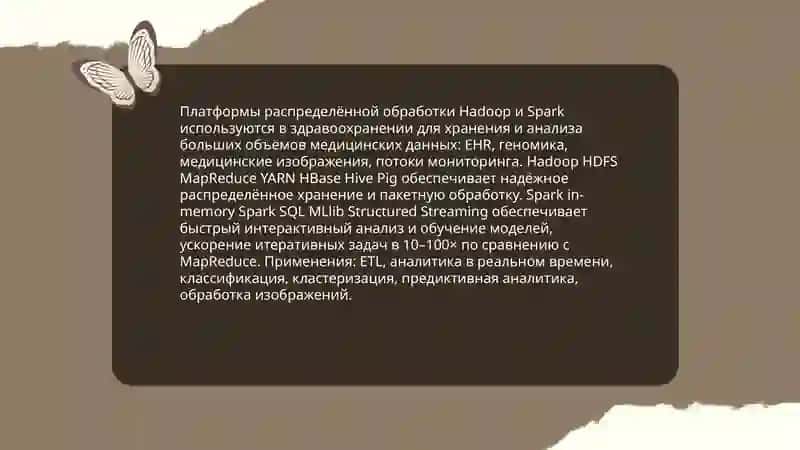 Технологии больших данных в обработки медицинских данных 4