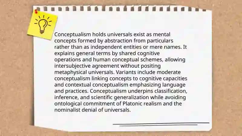 The Understanding of Universals and Their Means 4