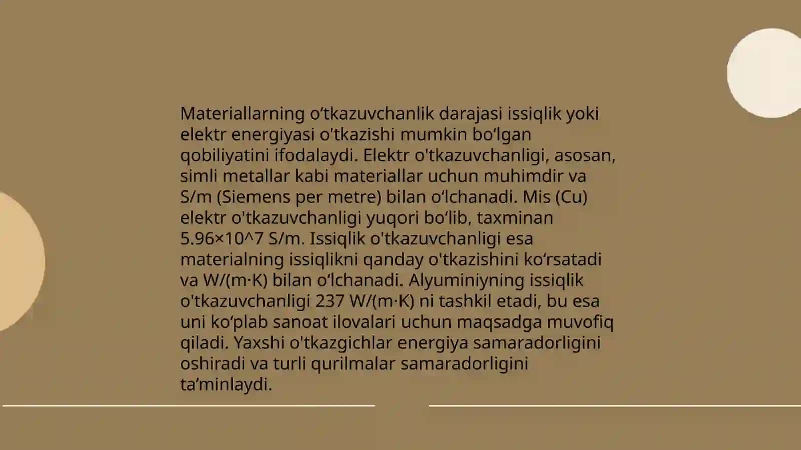 Elektr oʻtkazuvchanlik 4