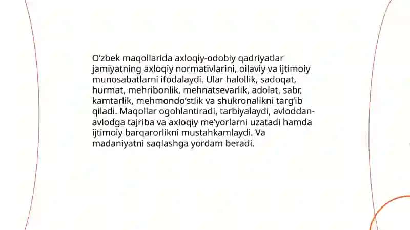 Oʻzbek xalq maqollari 4