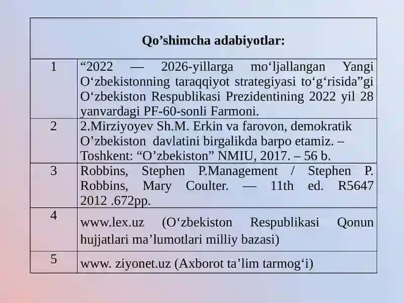 Personalni boshqarish 4