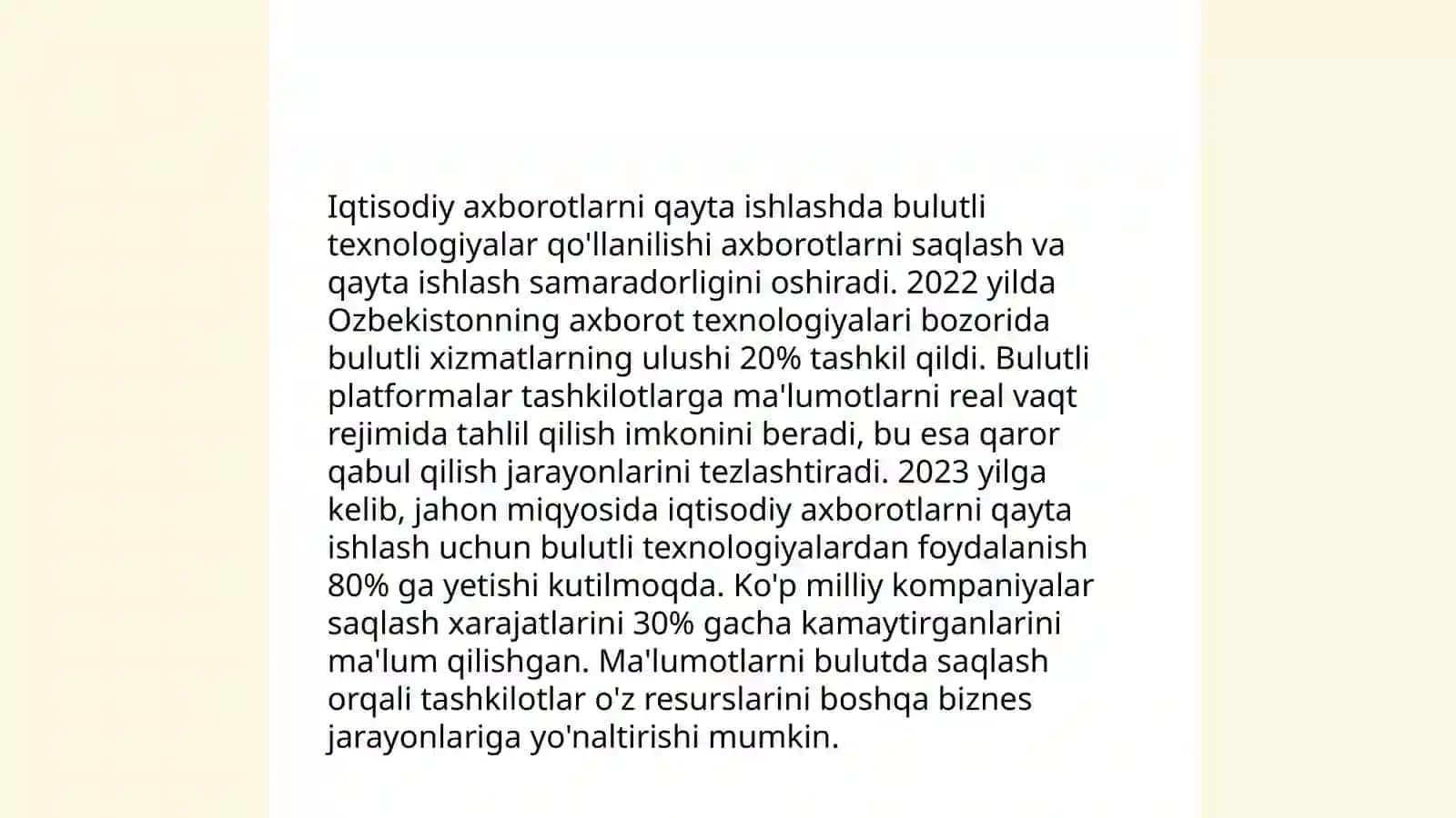 Bulutli Texnologiyalardan Foydalanish 4