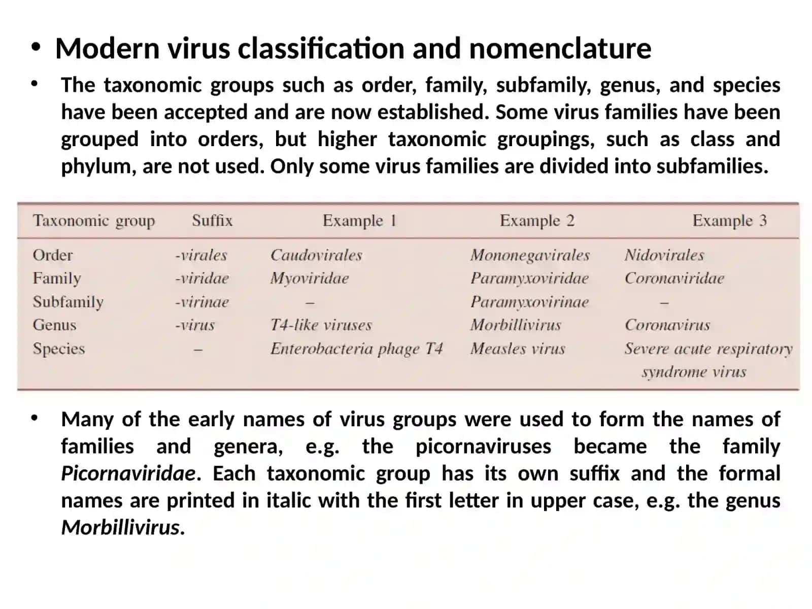 Classification & taxonomy of viruses 4