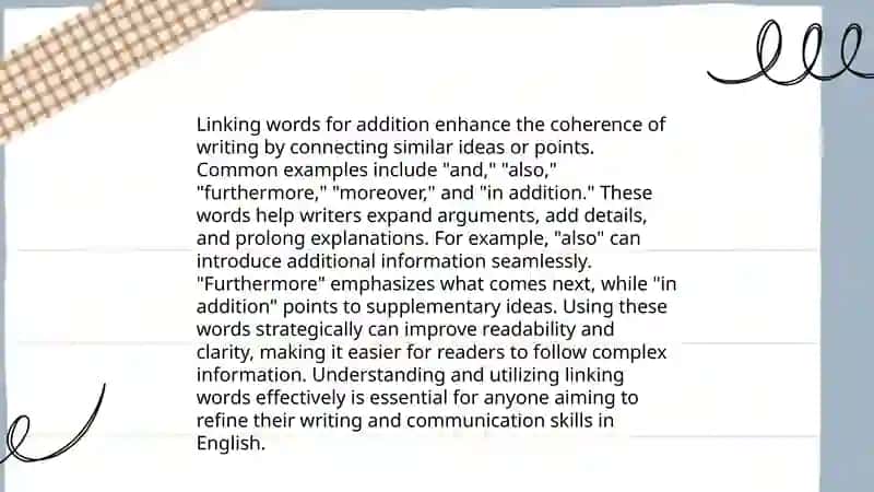 Linking words 4