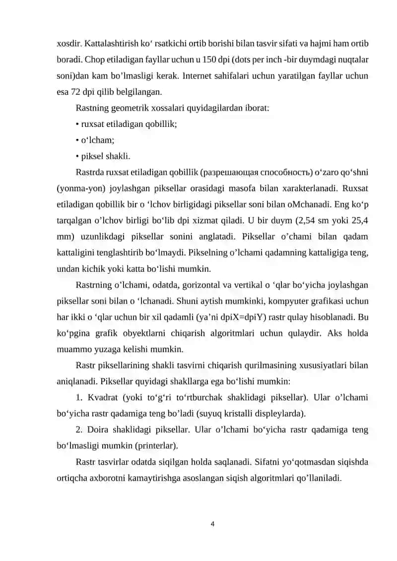 KOMPYUTER GRAFIKASI SOHASIDAGI FAYL FORMATLARI VA BIR-BIRIDAN FARQLI JIXATLARI 4