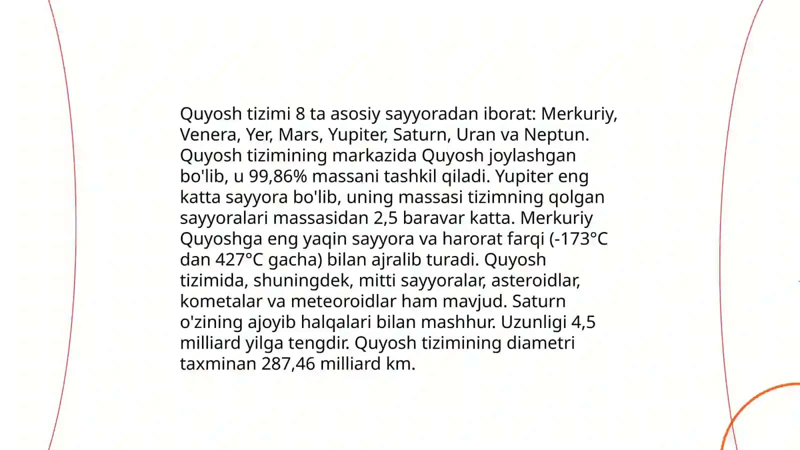 Quyosh tizimi va soyyoralar 4