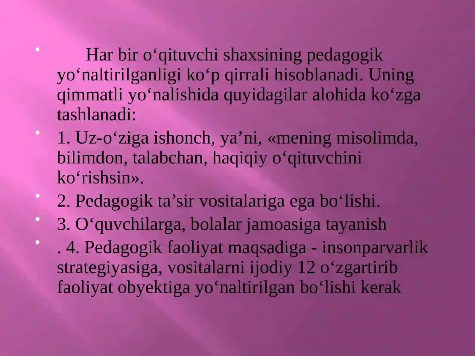 Pedagogik mahoratni egallash vositalari 4
