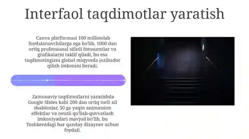 Zamonaviy taqdimotlarni yaratish vositalari 4