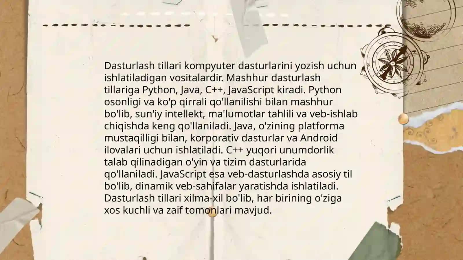 Masalalarni yechishning kompyuter texnologiyasi 4