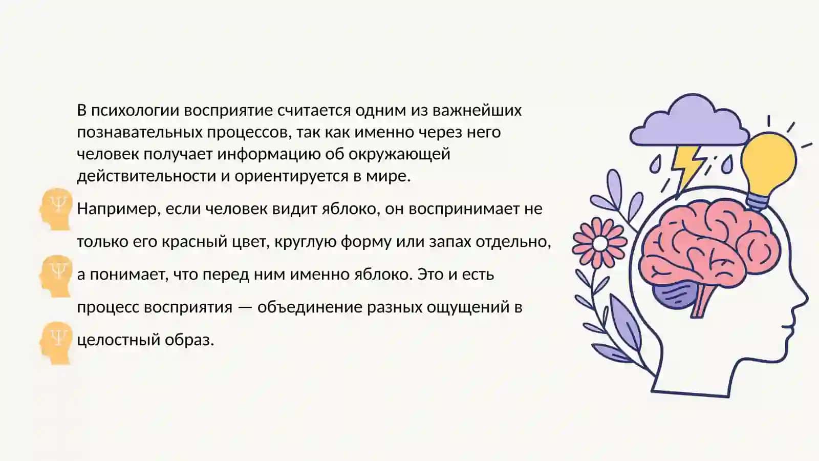 Понятие восприятие и ее особенности 4