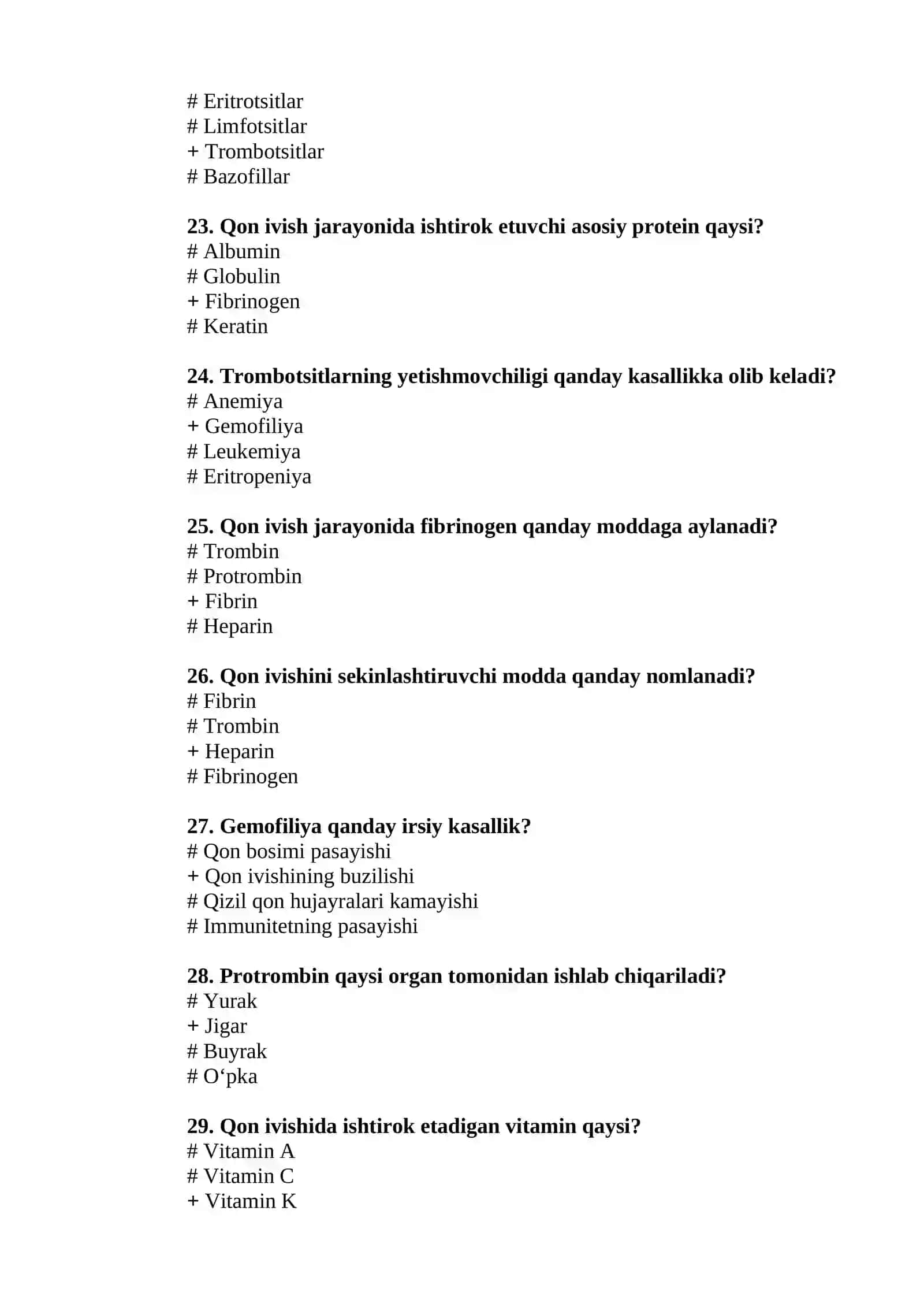 Leykotsitlar va qon guruhlari 4