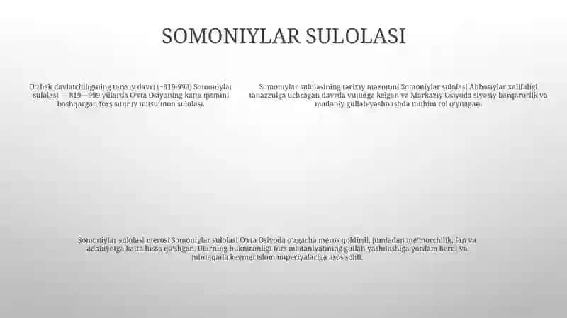 Oʻzbek Davlatchiligining Tarixiy Bosqichlari 4