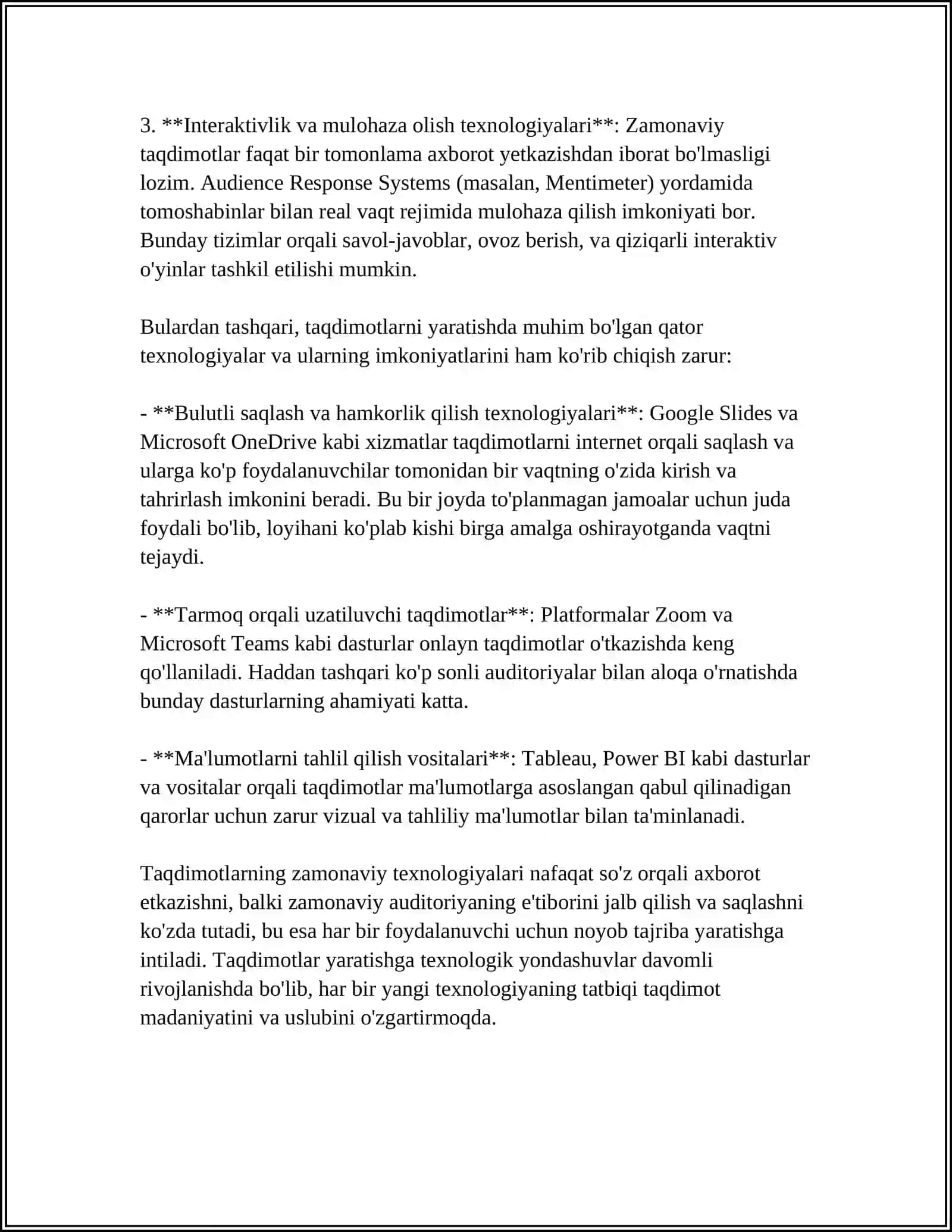 TAQDIMOTLAR YARATISH DASTURIY VOSITALARI 4