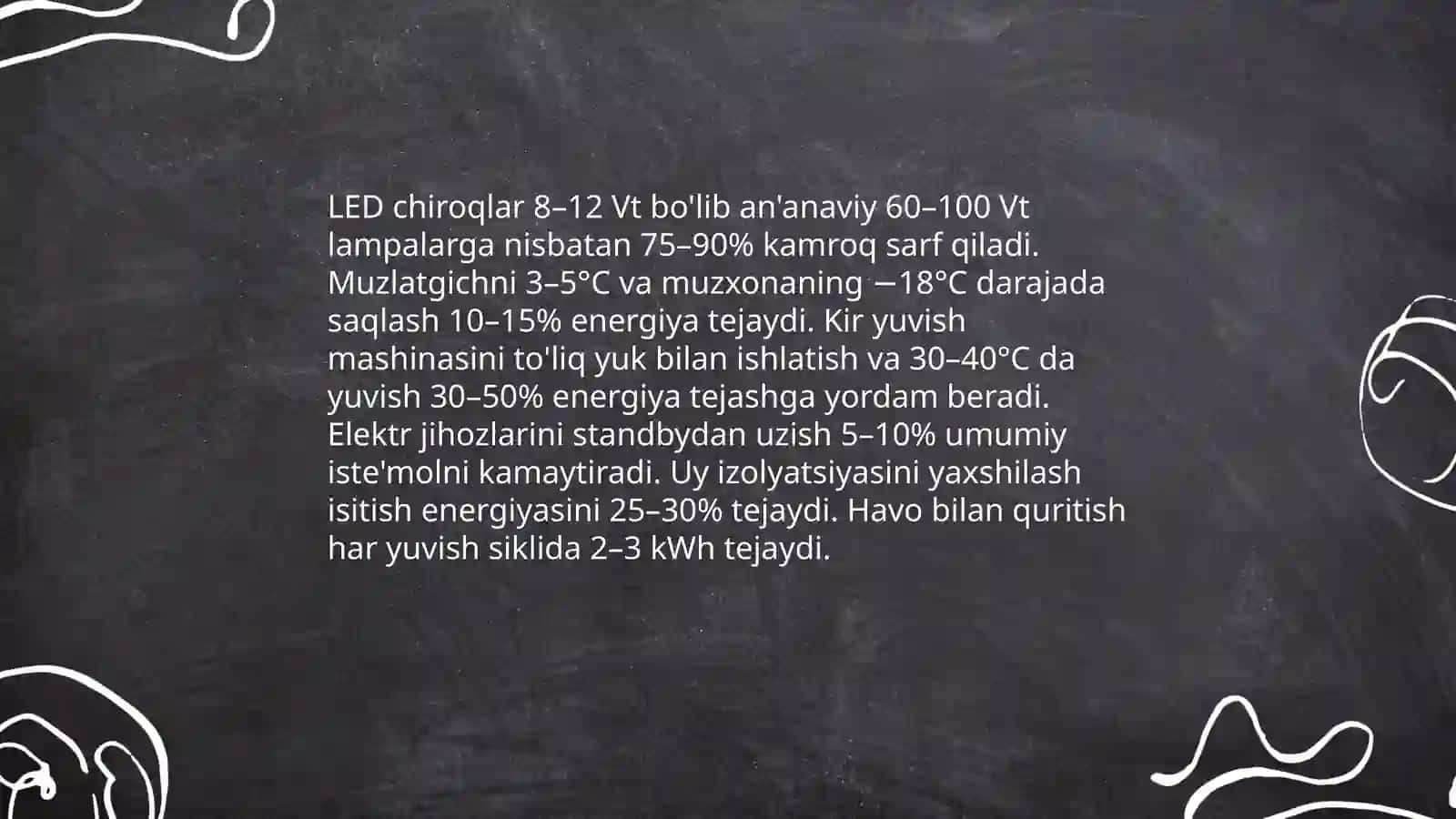 Elektr energiyasi tejamkorligi 4