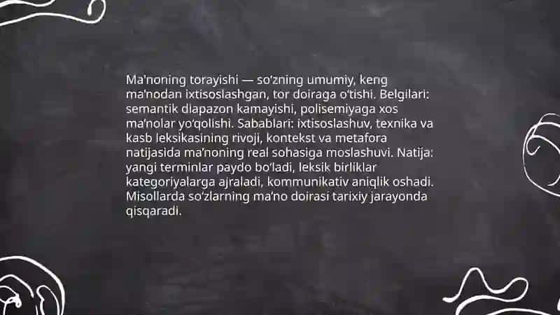 Ma'no ko'chish turlari 4