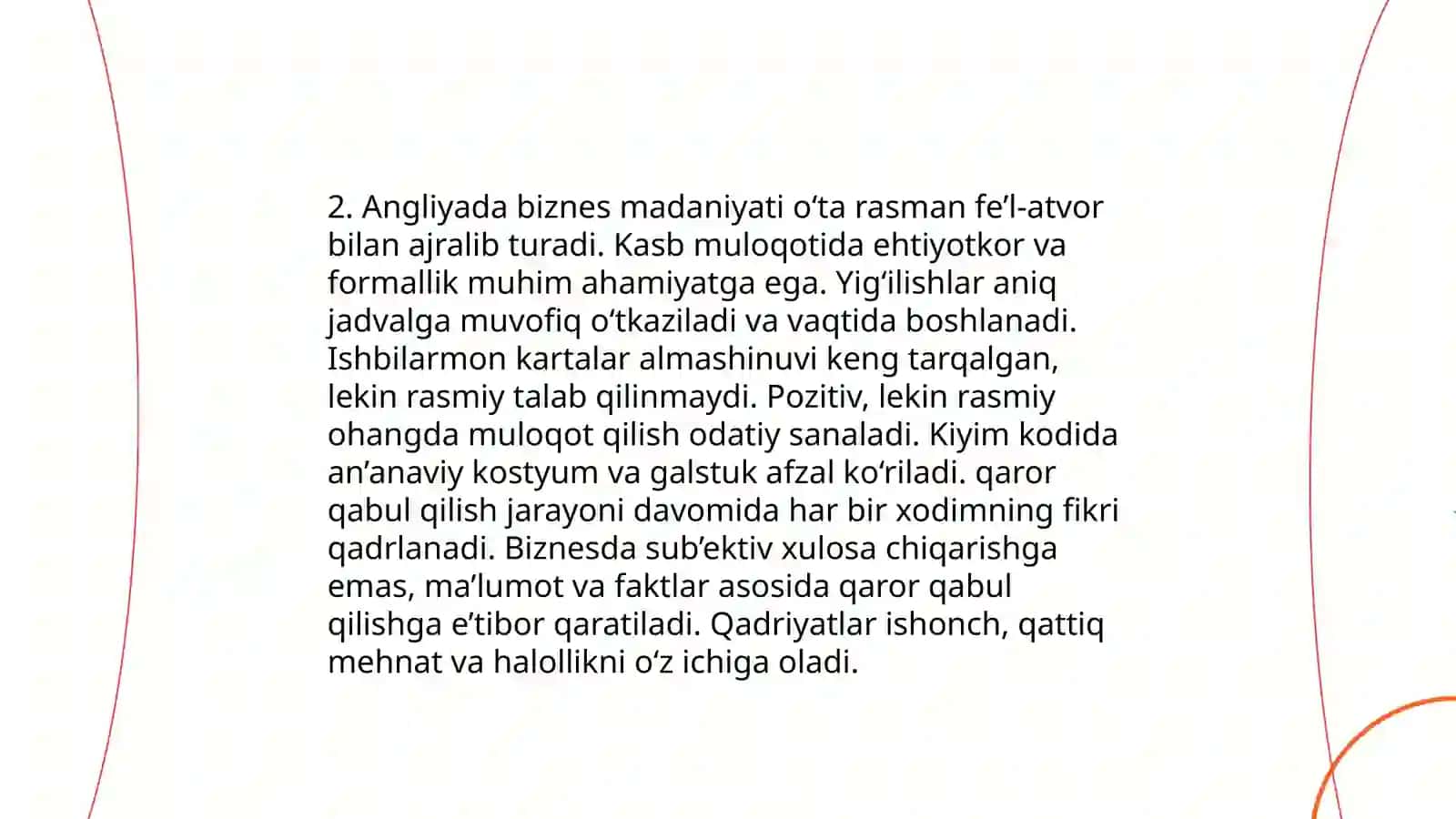 Angliyani biznes etikasi 4
