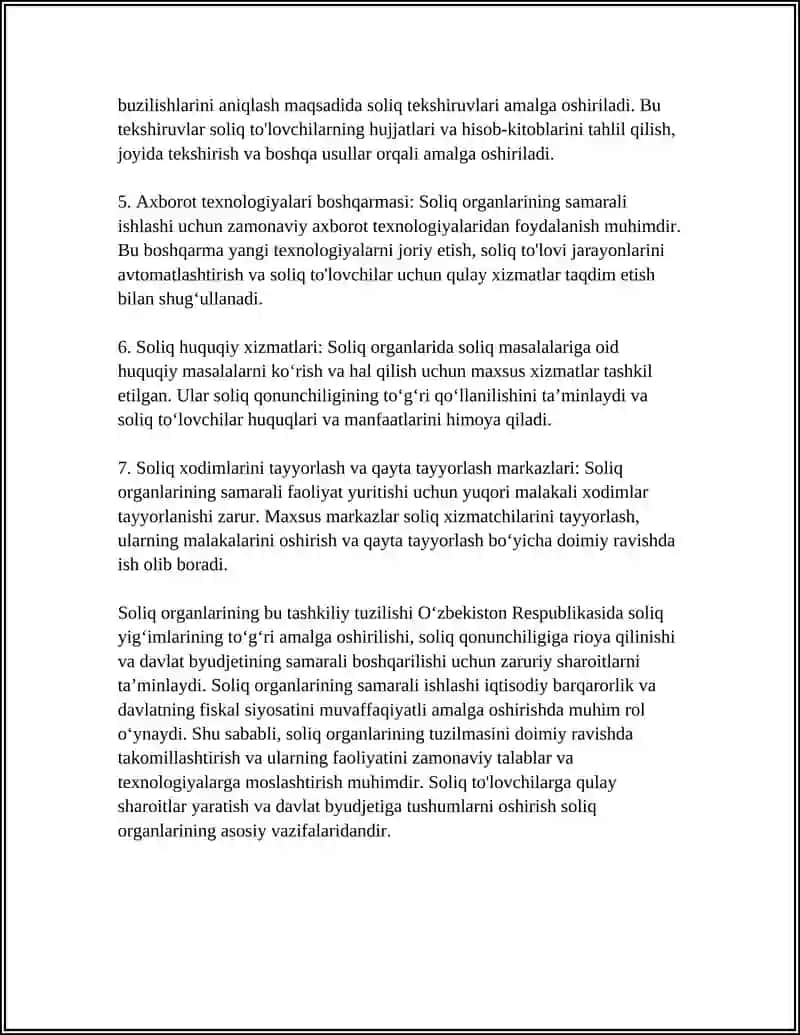 SOLIQ ORGANLARI 4