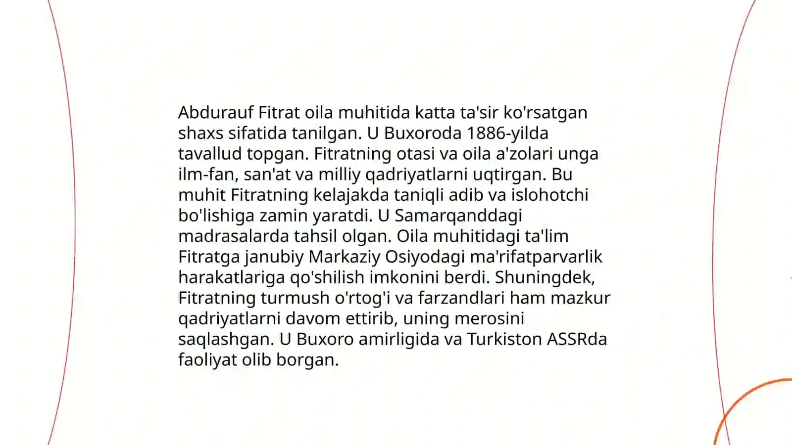Abdurauf fitratning xayoti va ijodi 4