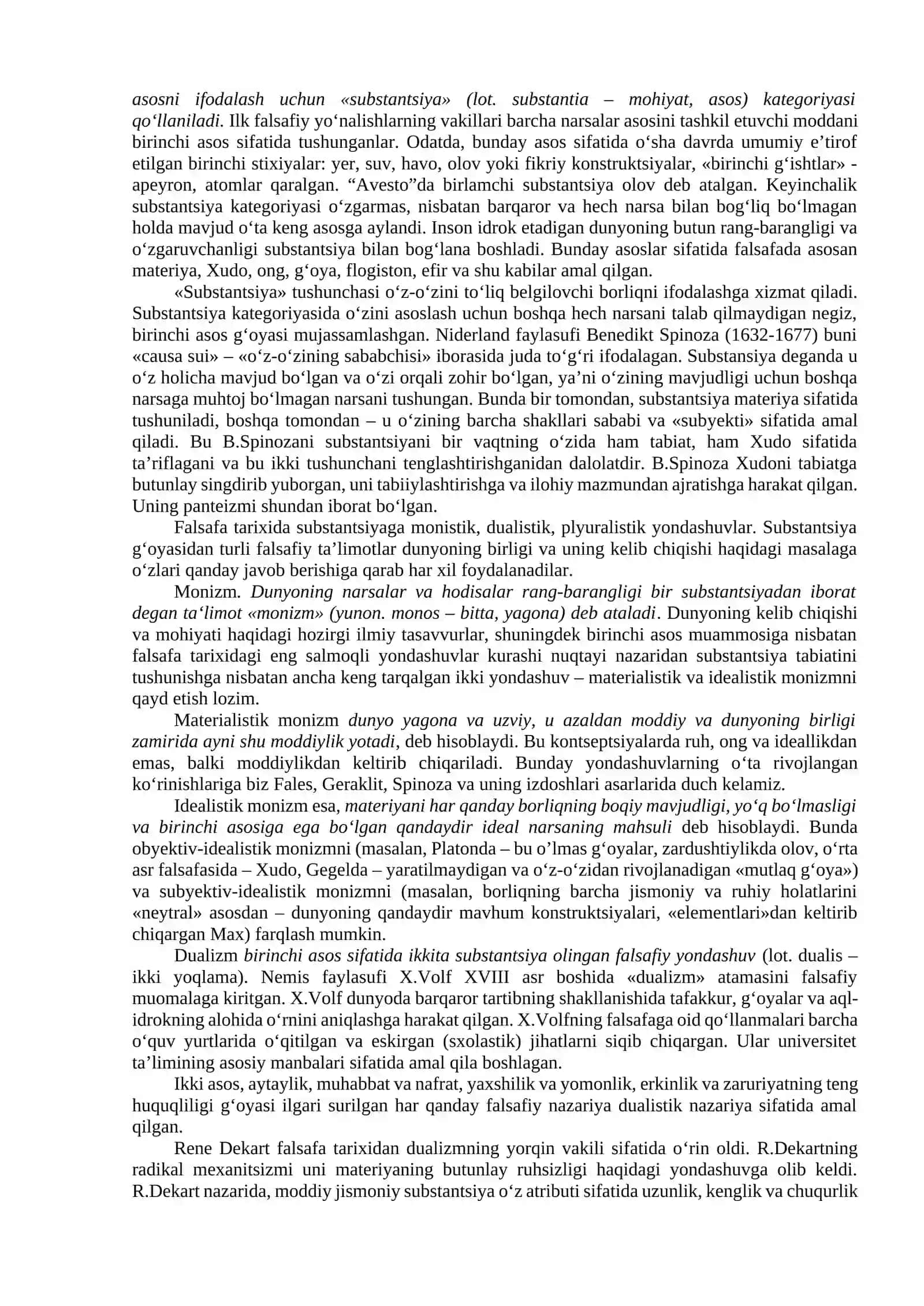 Borliq (ontologiya) va rivojlanish falsafasi 4