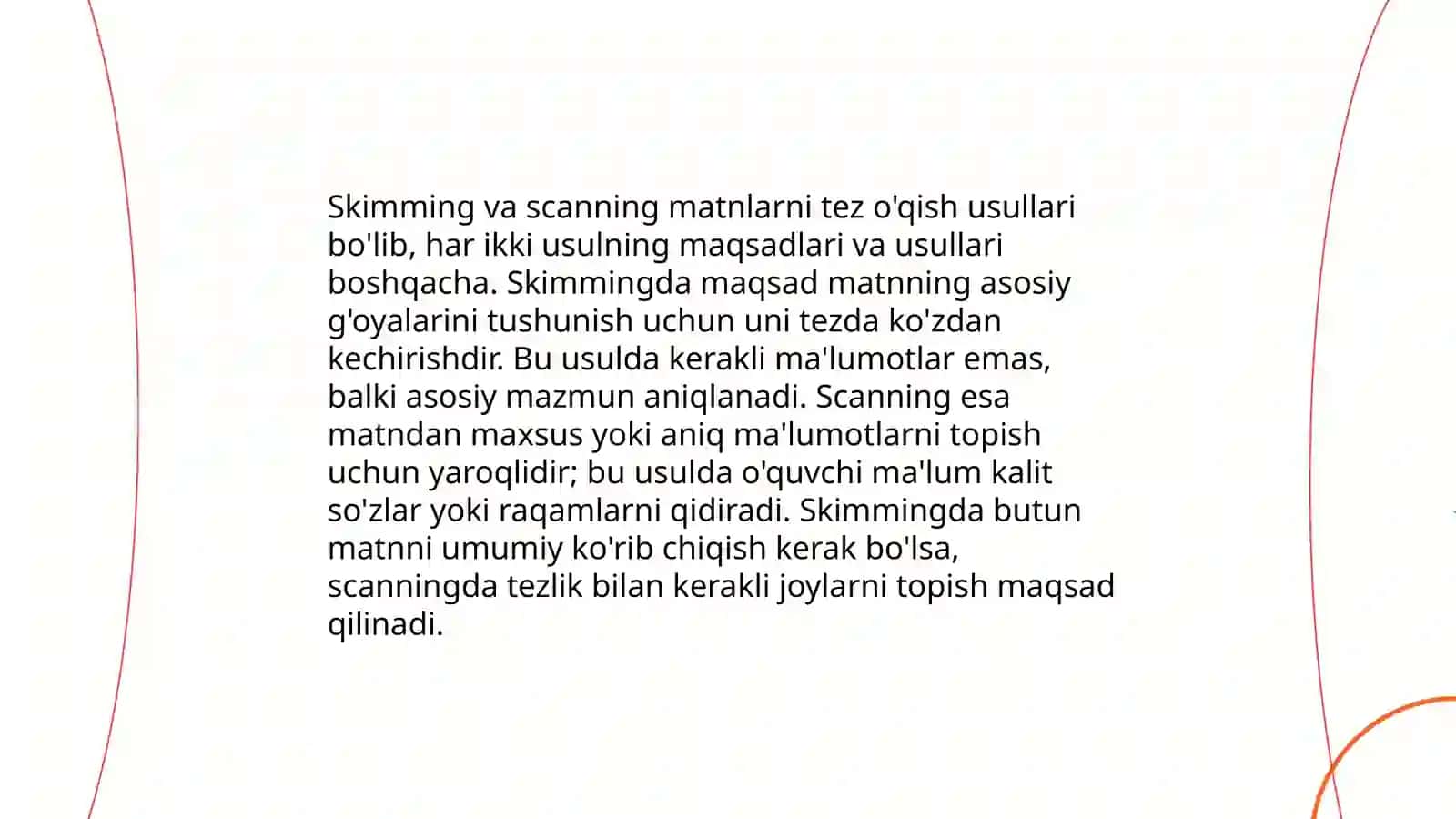 Skimming va Scanning: Tez O'qish Ustuvor Texnikasi 4