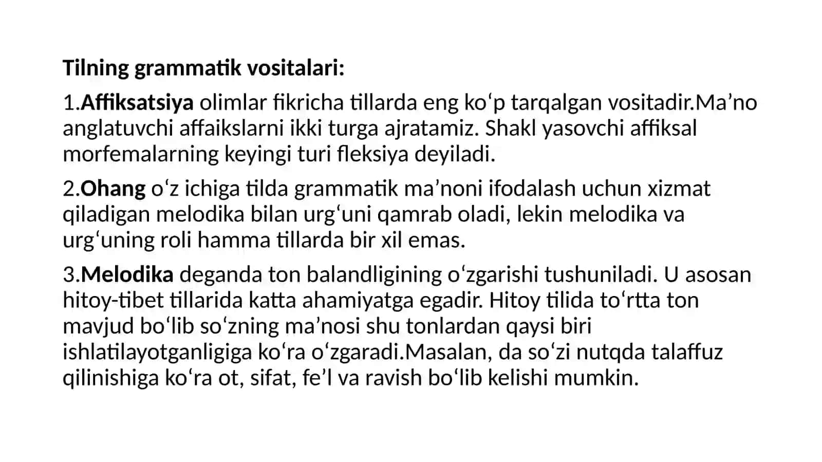 Grammatika. Morfologiya 4