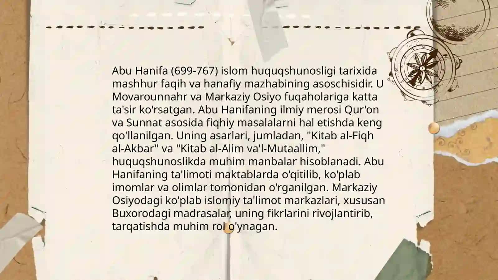 Markaziy Osiyoda Hanafi Mazhabining Tarqalishi 4