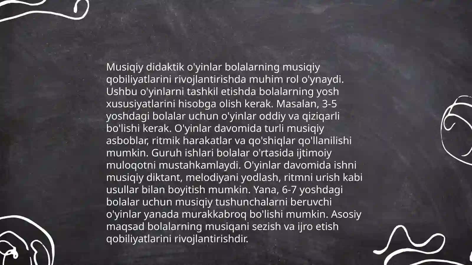 Musiqiy didaktik oʻyinlar 4